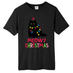 Meowy Christmas Gift Tall Fusion ChromaSoft Performance T-Shirt