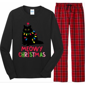 Meowy Christmas Gift Long Sleeve Pajama Set