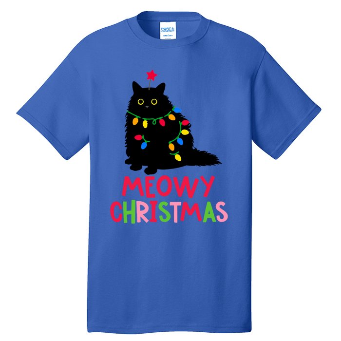 Meowy Christmas Gift Tall T-Shirt