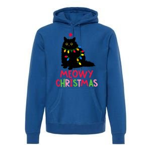 Meowy Christmas Gift Premium Hoodie