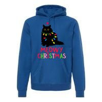 Meowy Christmas Gift Premium Hoodie