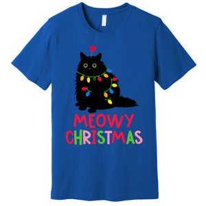 Meowy Christmas Gift Premium T-Shirt