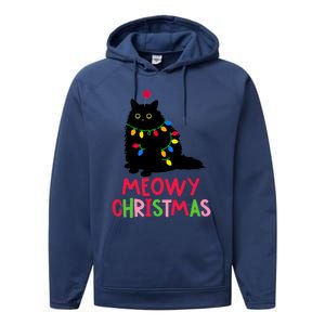 Meowy Christmas Gift Performance Fleece Hoodie