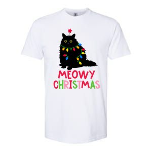 Meowy Christmas Gift Softstyle CVC T-Shirt