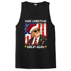 Make Christmas Great Again Funny Santa Trump 2024 PosiCharge Competitor Tank