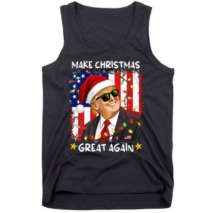 Make Christmas Great Again Funny Santa Trump 2024 Tank Top