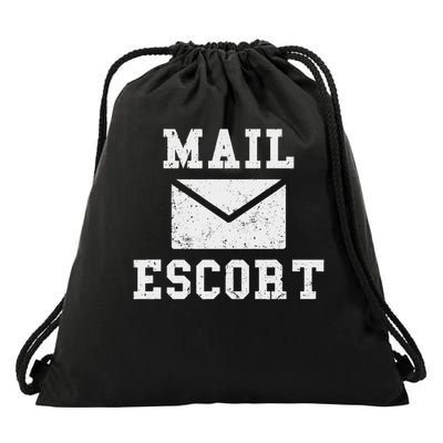 Mail Carrier Gifts Mail Escor Funny Mailman Drawstring Bag