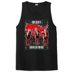 Make Christmas Great Again Trump Pajamas Ugly (14) PosiCharge Competitor Tank