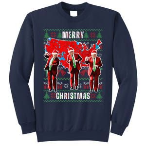 Make Christmas Great Again Trump Pajamas Ugly (14) Sweatshirt