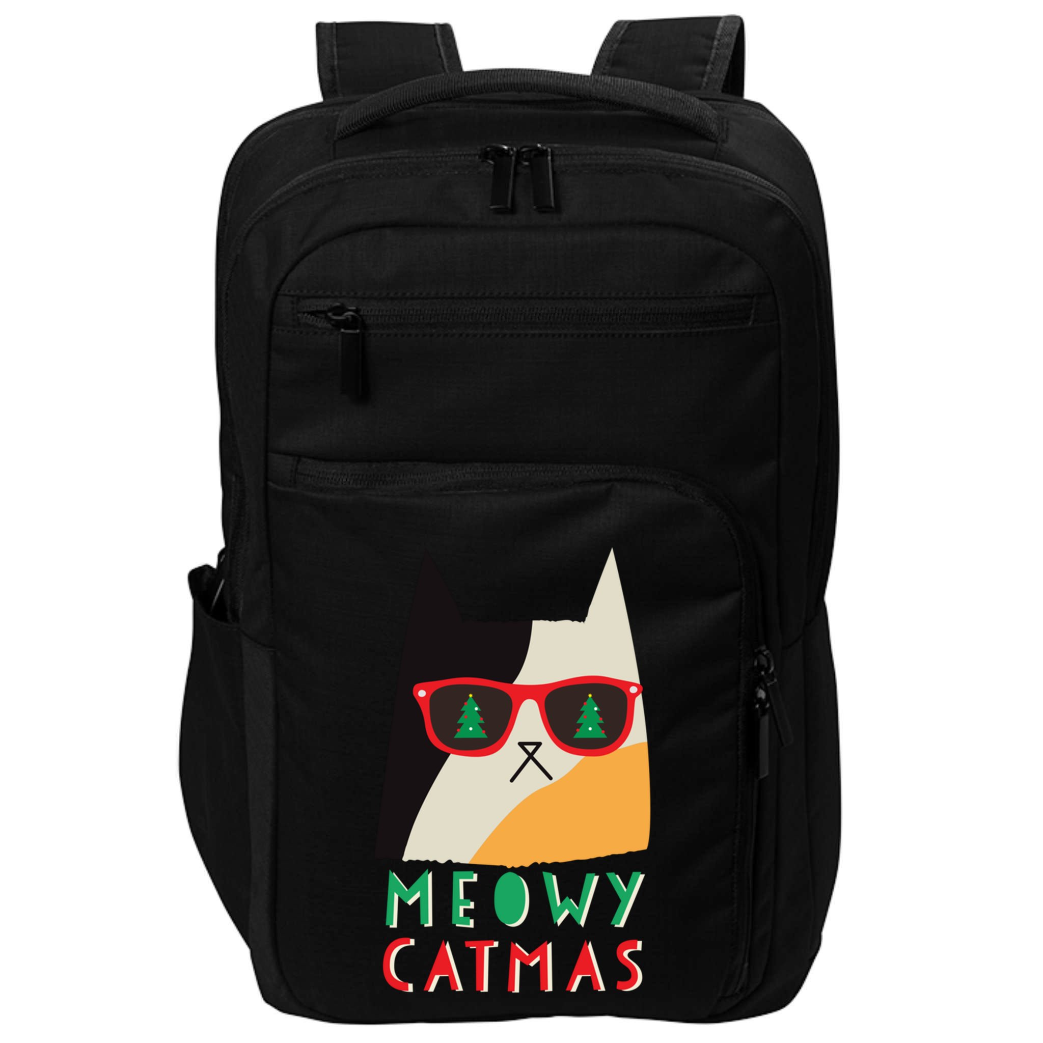 Meowy Catmas Great Gift Impact Tech Backpack