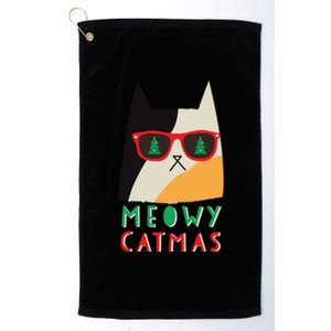 Meowy Catmas Great Gift Platinum Collection Golf Towel