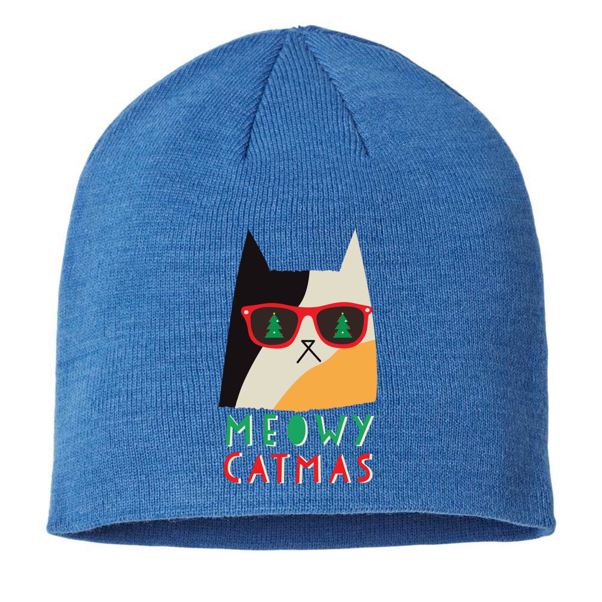 Meowy Catmas Great Gift Sustainable Beanie