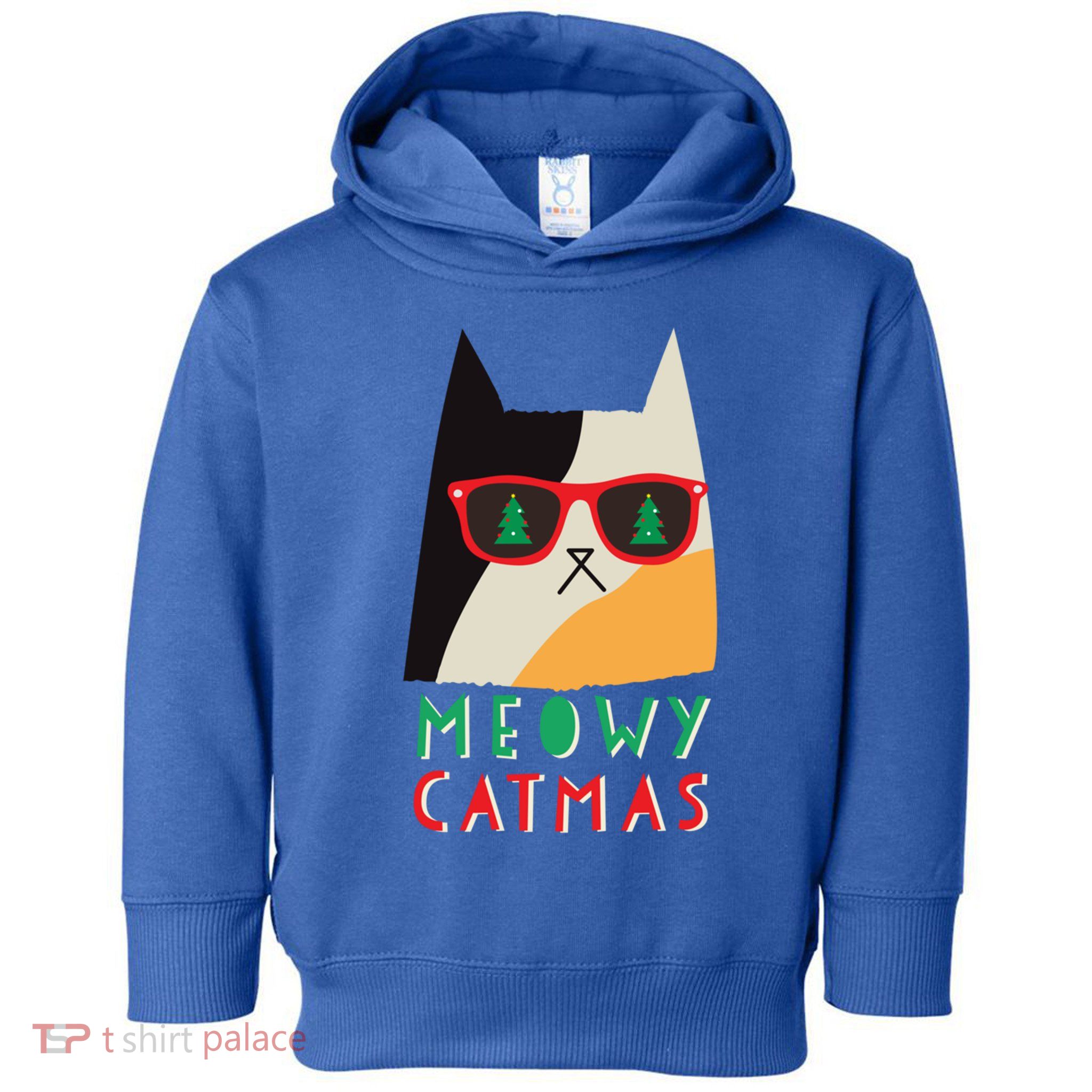 Meowy Catmas Great Gift Toddler Hoodie