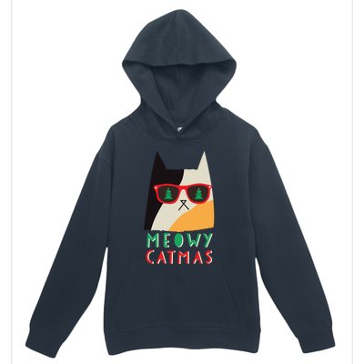 Meowy Catmas Great Gift Urban Pullover Hoodie