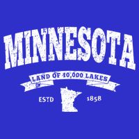 Minnesota Cute Gift Vintage Minnesota Gift Retro Mn Kids Hoodie