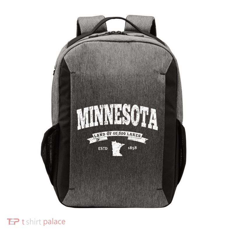 Minnesota Cute Gift Vintage Minnesota Gift Retro Mn Vector Backpack