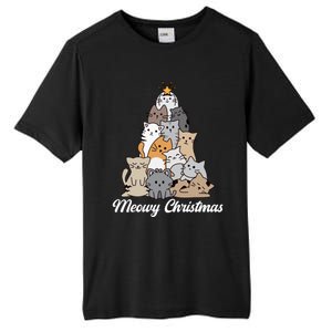 Meowy Christmas Gift Tall Fusion ChromaSoft Performance T-Shirt