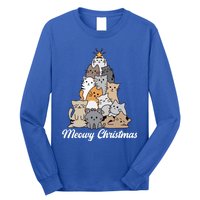 Meowy Christmas Gift Long Sleeve Shirt