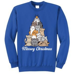 Meowy Christmas Gift Sweatshirt