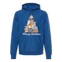 Meowy Christmas Gift Premium Hoodie