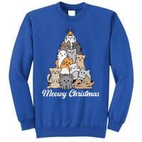 Meowy Christmas Gift Tall Sweatshirt