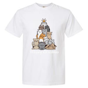 Meowy Christmas Gift Garment-Dyed Heavyweight T-Shirt