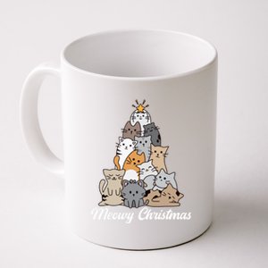 Meowy Christmas Gift Coffee Mug