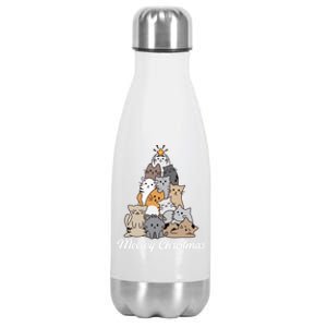 Meowy Christmas Gift Stainless Steel Insulated Water Bottle