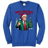 Make Christmas Great Again Funny Santa Trump Santa Hat Gift Sweatshirt