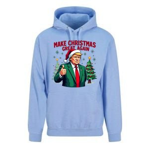 Make Christmas Great Again Funny Santa Trump Santa Hat Gift Unisex Surf Hoodie