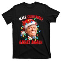 Make Christmas Great Again Funny Donald Trump Xmas Lights T-Shirt