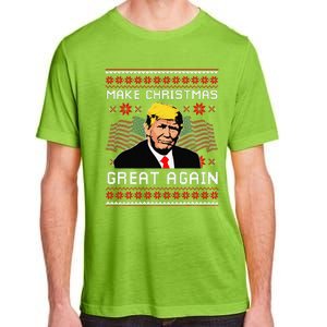 Make Christmas Great Again Trump Ugly Christmas Gift Adult ChromaSoft Performance T-Shirt