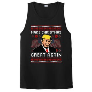 Make Christmas Great Again Trump Ugly Christmas Gift PosiCharge Competitor Tank