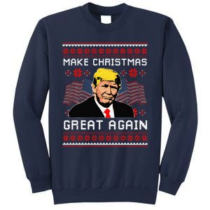 Make Christmas Great Again Trump Ugly Christmas Gift Sweatshirt