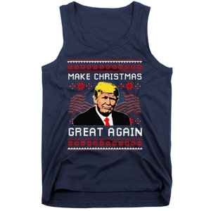 Make Christmas Great Again Trump Ugly Christmas Gift Tank Top