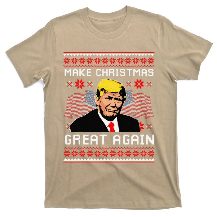 Make Christmas Great Again Trump Ugly Christmas Gift T-Shirt