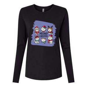 Meowy Christmas Gift Womens Cotton Relaxed Long Sleeve T-Shirt