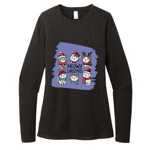 Meowy Christmas Gift Womens CVC Long Sleeve Shirt