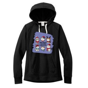 Meowy Christmas Gift Women's Fleece Hoodie