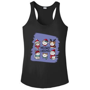 Meowy Christmas Gift Ladies PosiCharge Competitor Racerback Tank