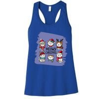 Meowy Christmas Gift Women's Racerback Tank