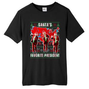 Make Christmas Great Again Trump Pajamas Ugly Tall Fusion ChromaSoft Performance T-Shirt