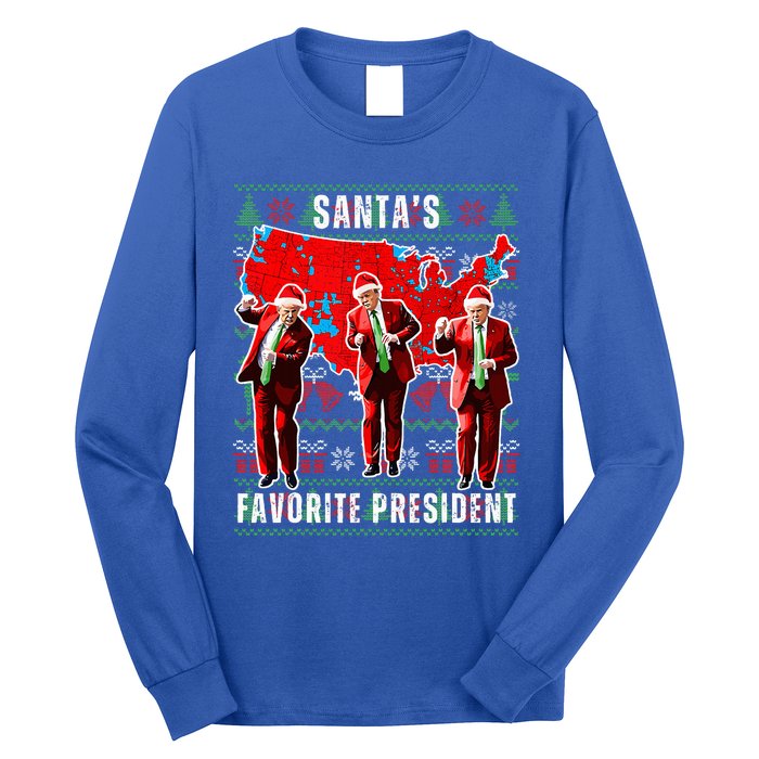 Make Christmas Great Again Trump Pajamas Ugly Long Sleeve Shirt