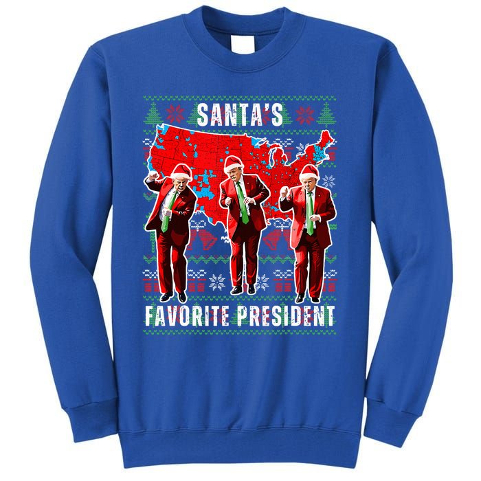 Make Christmas Great Again Trump Pajamas Ugly Tall Sweatshirt