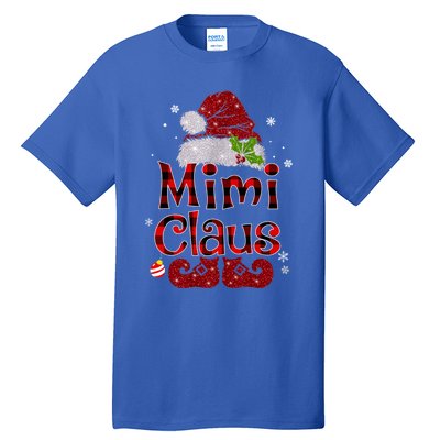 Mimi Claus Gift Christmas Pajama Family Matching Xmas Meaningful Gift Tall T-Shirt