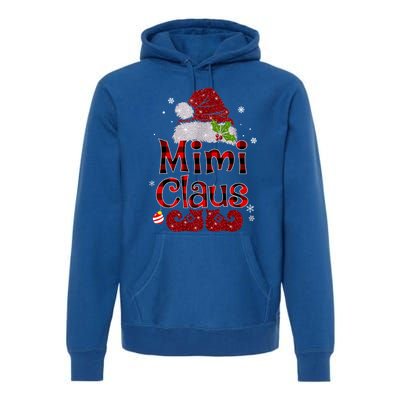 Mimi Claus Gift Christmas Pajama Family Matching Xmas Meaningful Gift Premium Hoodie