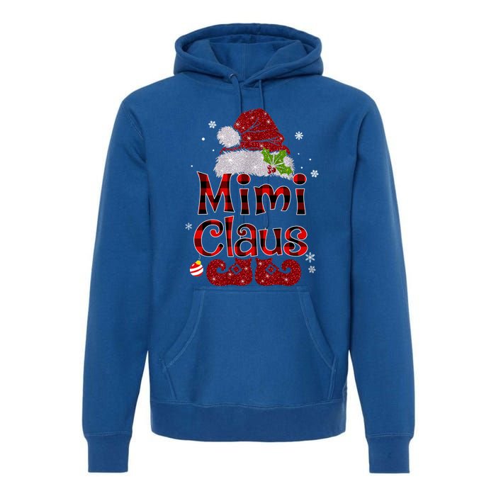 Mimi Claus Gift Christmas Pajama Family Matching Xmas Meaningful Gift Premium Hoodie