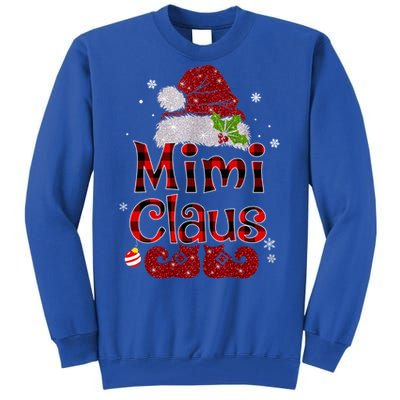 Mimi Claus Gift Christmas Pajama Family Matching Xmas Meaningful Gift Tall Sweatshirt