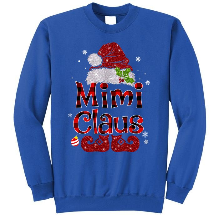 Mimi Claus Gift Christmas Pajama Family Matching Xmas Meaningful Gift Tall Sweatshirt