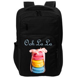 Macaron Cool Gift Lovers French Cookie Macaroons Baker Bakers Gift Impact Tech Backpack